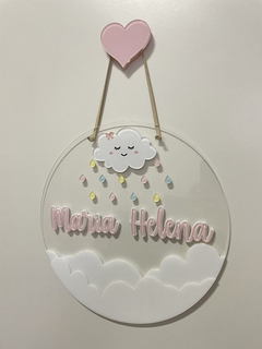 Porta maternidade - chuva de bençãos - comprar online