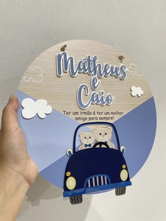 Porta Maternidade - urso + carrinho na internet