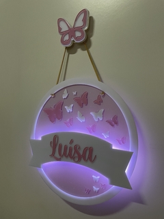 Led borboleta - Personalize como quiser