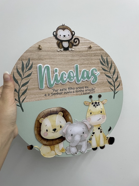 Porta Maternidade - safari 4