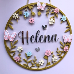Porta Maternidade - Floral - Quadros - Porta maternidade - Frases Decorativas - Presentes | Sweet Decor