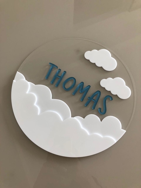 Porta Maternidade - Nuvens 1