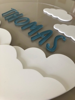 Porta Maternidade - Nuvens 1 na internet