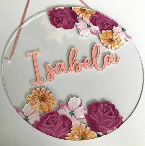 Porta Maternidade - Flores