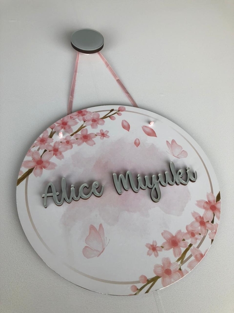 Porta Maternidade - Floral 1