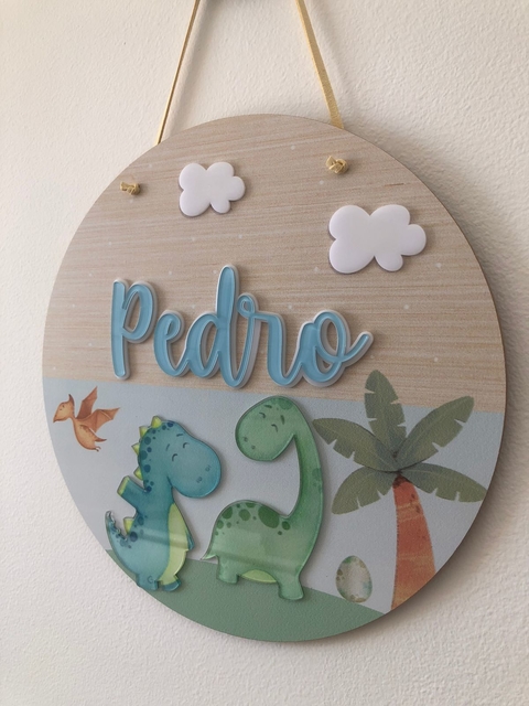 Porta Maternidade - Dinossauro