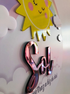 Porta Maternidade - Sol - Quadros - Porta maternidade - Frases Decorativas - Presentes | Sweet Decor