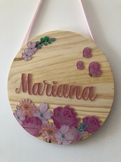 Porta Maternidade - Flores 2
