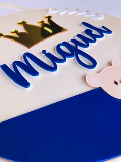Porta Maternidade - Urso Príncipe - comprar online