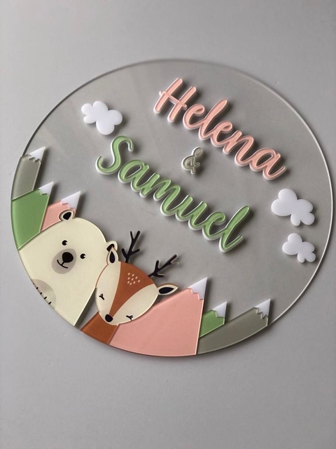 Porta Maternidade - Montanhas irmãos