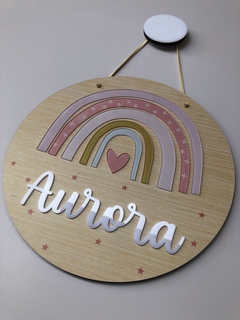Porta Maternidade - Arco-íris 2 - Quadros - Porta maternidade - Frases Decorativas - Presentes | Sweet Decor