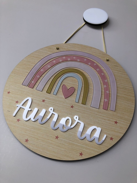 Porta Maternidade - Arco-íris 2