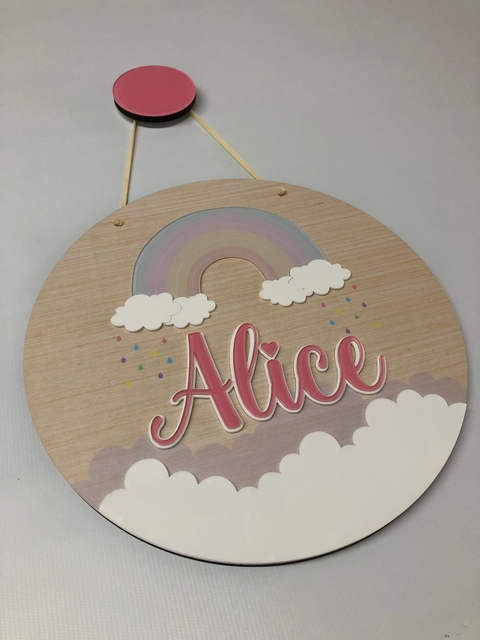 Porta Maternidade - Arco-íris 3