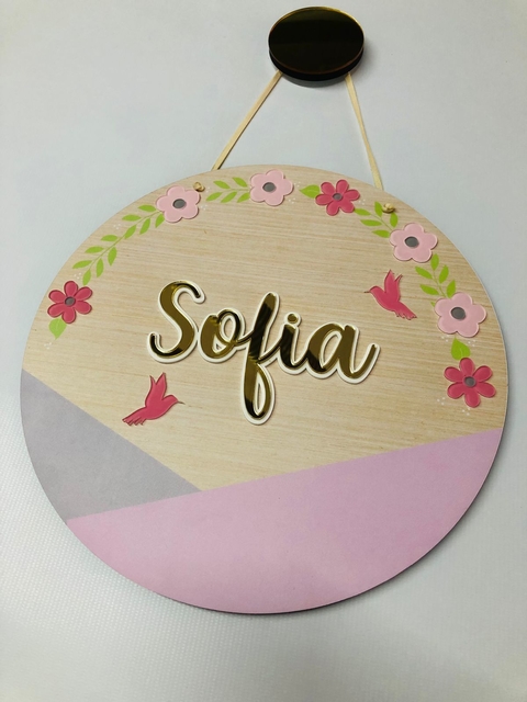 Porta Maternidade - Floral 3