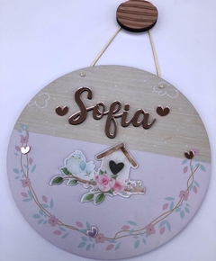 Imagem do Porta Maternidade - Jardim - Pássaros