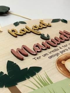 Porta Maternidade - Safari irmãos - comprar online