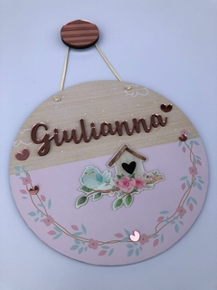 Porta Maternidade - Jardim - Pássaros - loja online