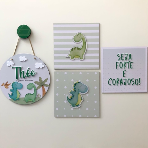 Kit dinossauro - PERSONALIZE COMO QUISER
