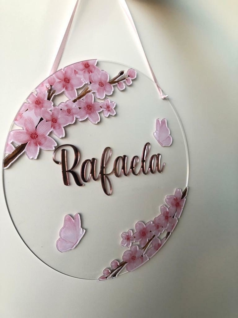 Porta Maternidade - floral