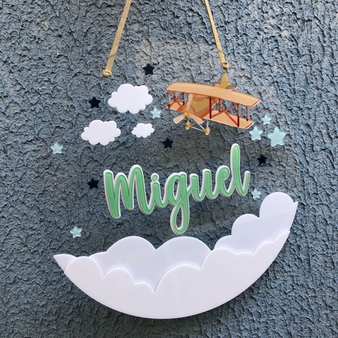 Porta Maternidade - avião