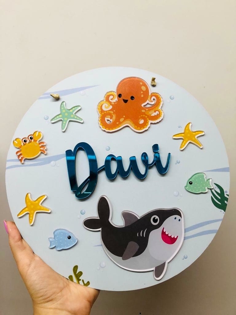 Porta Maternidade - Fundo do mar