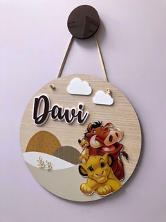 Porta Maternidade - Rei leão