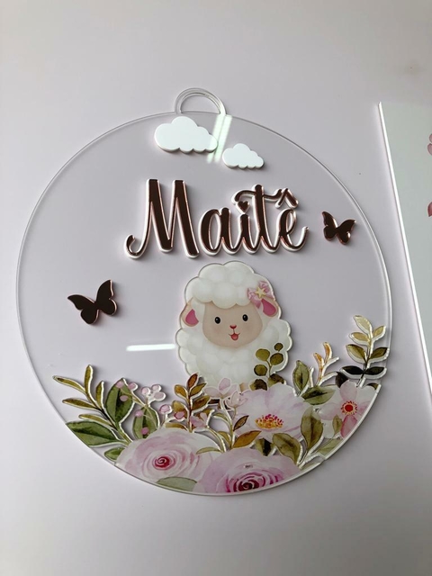 Porta Maternidade - ovelha