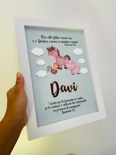 Porta Maternidade - Quadro - Personalize como quiser - loja online