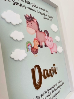 Imagem do Porta Maternidade - Quadro - Personalize como quiser