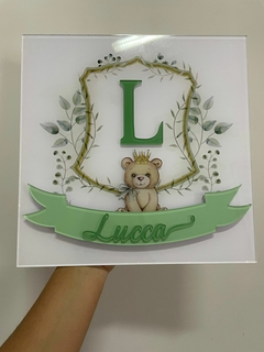 Led urso quadrada - Personalize como quiser - comprar online