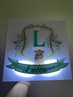 Led urso quadrada - Personalize como quiser na internet