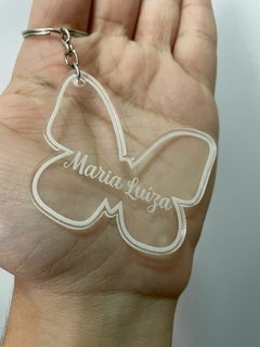 Chaveiro borboleta na internet