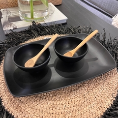 BANDEJA BLACK RECTANGULAR - comprar online