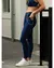Legging com bolsos laterais - Azul Marinho
