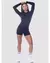 Macaquinho Sport Manga Longa U.V - Preto - WEAR FITNESS MODA