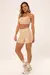 SHORT CANELADO - Cream - loja online