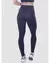 Legging Cós Transpassado e Viés Contrastante - Preto - comprar online