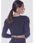 CROPPED MANGA LONGA - Preto - comprar online