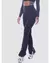 Calça Flare com abertura lateral- Preto - loja online
