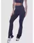 Calça Flare com abertura lateral- Preto