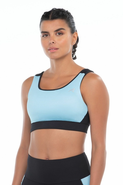 TOP ALTA COMPRESSÃO AUTHEN - Azul - comprar online