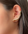 EARCUFF SIENA ALONGADO BANHADO A OURO 18K