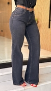 Calça Wideleg c/ cinto black - comprar online