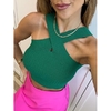 cropped alça cruzada