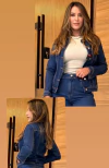 jaqueta jeans Dardakjeans com elastano - comprar online