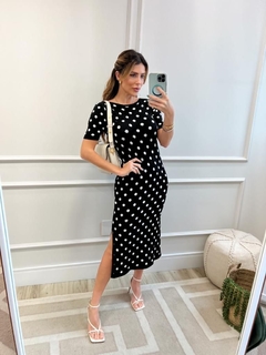 vestido modal poa - Boutique Karina Rasga