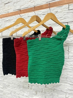 Cropped modal lurex - comprar online