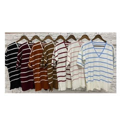 Blusa modal listras susy