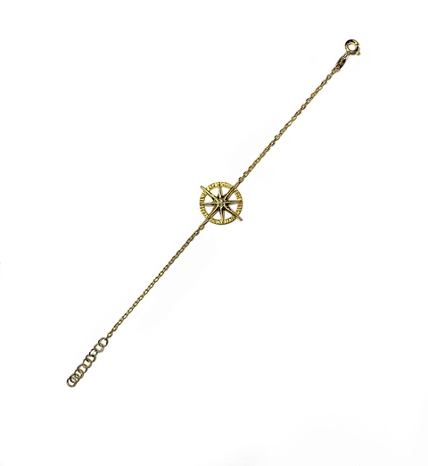 Pulseira Rosa dos Ventos em Ouro Amarelo - comprar online