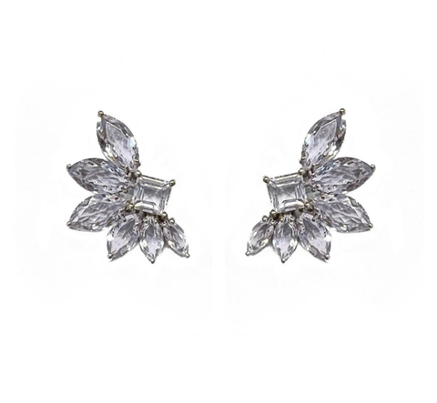 Brinco Flower Power em Ametista Clara